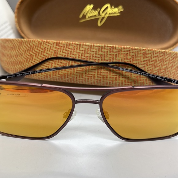 Brand New Maui Jim Polarized Classic double bridge Copper with Copper mirror - Picture 4 of 8